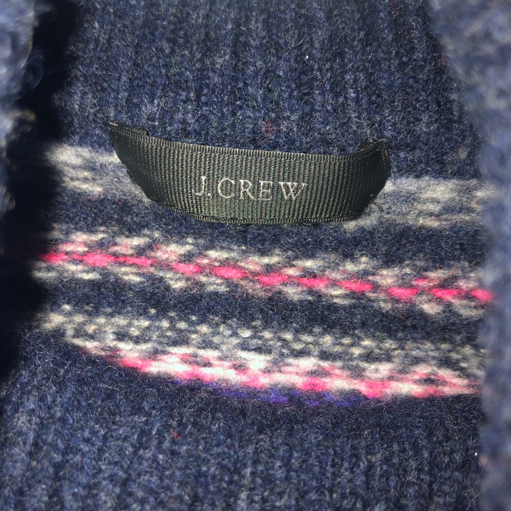 Wool Patterned J.Crew Turtle Neck!!! - image 3